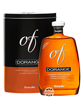 Bonollo: Dorange of Liquore Likör mit Grappa und Orange / 40 % Vol. / 0,7 Liter-Flasche in Metallbox