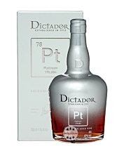 RUM: Dictador Platinum / 40 % Vol. / 0,7 Liter-Flasche