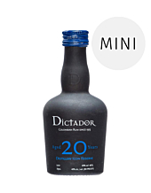 Dictador Rum aged 20 Years Miniatur / 40 % Vol. / 0,05 Liter-Flasche