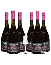 Fassbind: 6 x Alte Himbeere - Vieille Framboise / 40 % Vol. / 6 x 0,7 Liter + mySpirits Schnapskelch