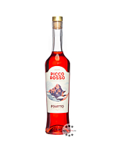 Foletto Picco Rosso - Himbeer Erdbeer Likör / 61 % Vol. / 0,5 Liter-Flasche