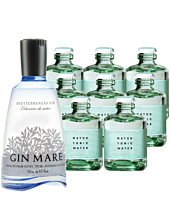 Gin Mare (42,7 % vol, 0,7 Liter) & 8 x Match Mediterranean Tonic Water (0,2 Liter) inkl. 2,40 € Pfand