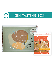 Gin Tasting Set: Florale Gins Probierset / 40 – 47 % Vol. / 5 x 0,02 Liter & 1 x 0,2 Liter (inkl. 0,10 € Pfand) in Genuss-Box