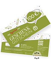 Einkaufsgutschein 100 € - Geschenk-Gutschein zum Einlösen auf mySpirits.eu