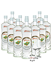 12 x Prinz Haselnuss-Schnaps / 40 % Vol. / 12 x 1,0 Liter-Flasche + 2 x gratis mySpirits-Schnapskelch