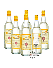 6 x Prinz: Honig Birnerla / 34 % Vol. / 6 x 1,0 Liter-Flasche + 1 x gratis mySpirits-Schnapskelch