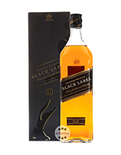 Johnnie Walker Black Label Blended Scotch Whisky – Aged 12 Years / 40 % vol. / 1,0 Liter-Flasche im Geschenk-Karton