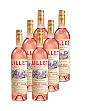 Lillet: Rosé Weinaperitif 6er-Pack / 17 % Vol. / 6 x 0,75 Liter-Flasche