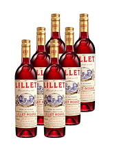 Lillet: Rouge Weinaperitif 6er-Pack / 17 % Vol. / 6 x 0,75 Liter-Flasche