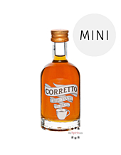 Marzadro Corretto Kaffeelikör mit Grappa Miniatur / 35 % Vol. / 0,05 Liter-Flasche