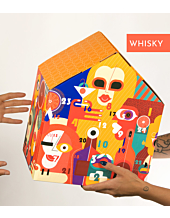 mySpirits Whisky Adventskalender Premium Selection ART EDITION / 40-46 % Vol. / 24 x 0,02l + mySpirits kleines Nosingglas