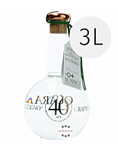 Nonino Grappa Cru Monovitigno Verduzzo – Sortenreiner, eleganter Grappa / 45 % Vol. 3,0 Liter-Flasche