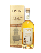 Pisoni Grappa Trentina Gewürztraminer Barricata / 45 % Vol. / 0,7 Liter-Flasche