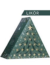 Prinz Adventskalender „Likör“ Überraschungszusammenstellung / 15-48 % vol / 19x 0,02l und 6x 0,04l inkl. 2 Christbaumkugeln