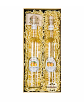 Prinz Geschenk-Set Die traditionellen Zwei - Prinz Williams-Schnaps & Marillen-Schnaps / 40 % vol. / 2 x 0,5 Liter-Flasche in Geschenk-Box