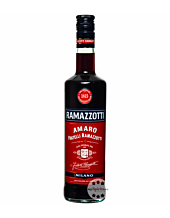 Ramazzotti Amaro Kräuterlikör Set mit Glas / 30 % Vol. / 0,7 Liter-Flasche