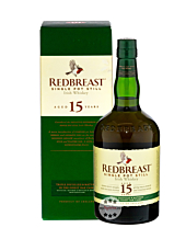 Redbreast 15 Years Old Single Pot Still Irish Whiskey / 46 % Vol. / 0,7 Liter-Flasche in Geschenkkarton