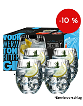 Riedel: Mixing Set Tonic Glas 4er Set / 580 ml / H: 11,3 cm