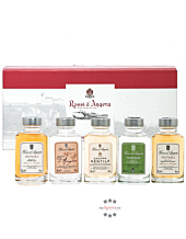 Rossi d'Angera: Confezione Le 5 Grappe - Miniaturenpaket / 40 & 42 % Vol. / 5 x 0,1 Liter-Flasche