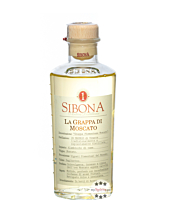 Sibona Grappa di Moscato / 40 % Vol. / 0,5 Liter-Flasche