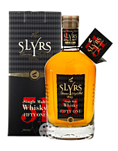 Slyrs Fifty-One Bavarian Single Malt Whisky / 51 % Vol. / 0,7 Liter-Flasche in Karton