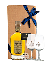 Slyrs Whisky: Geschenkset Bavarian Single Malt Whisky / 43 % vol / 0,35l & 2 x Whiskyglas in Geschenkbox