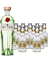 Tanqueray Gin (47,3% Vol., 0,7L) & 11x Fentimans Tonic (0,2L) inkl. 2,75€ Pfand