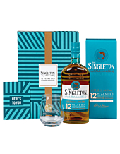 The Singleton of Dufftown 12 Jahre Whisky Geschenkset mit 1 Tumbler-Glas & Grußkarte / 40 % Vol. / 0,7 Liter in Geschenkbox