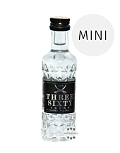 Three Sixty Vodka - Diamond Filtrated Mini / 37,5 % Vol. / 0,04 Liter-Flasche