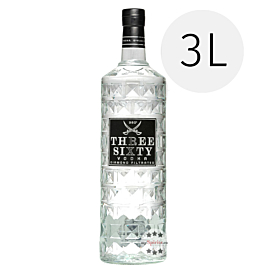 Three Sixty 3L Magnumflasche Vodka Premium 