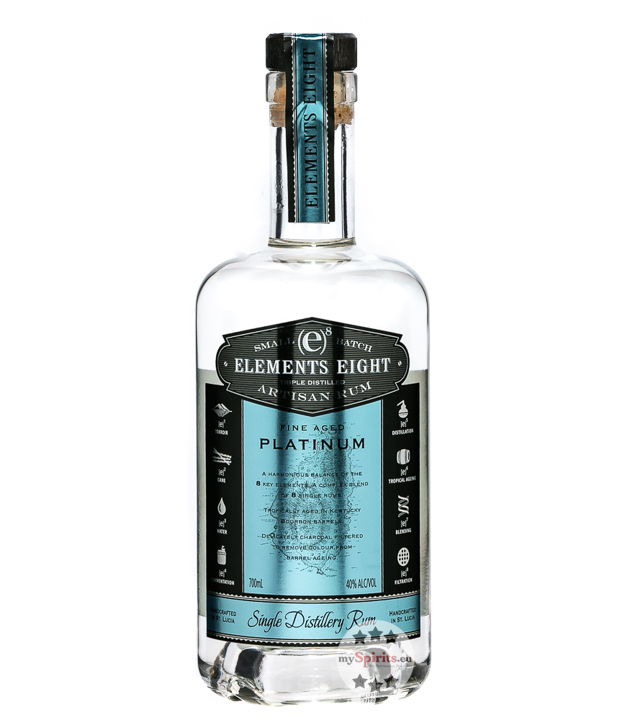 Elements Eight Platinum Rum (40 % vol., 0,7 Liter)