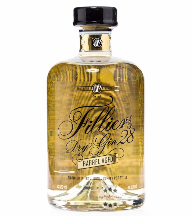 Filliers Dry Gin 28 Barrel Aged (43,7 % vol., 0,5 Liter)