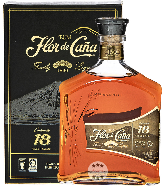 Flor de Cana 18 Jahre Rum (40 % vol., 0,7 Liter)