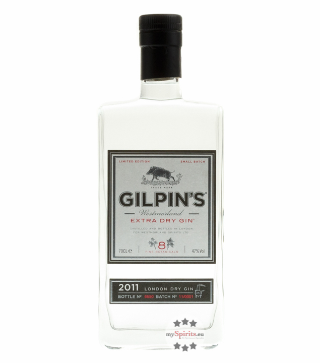 Gilpin's Westmorland Extra Dry Gin (47 % vol., 0,7 Liter)