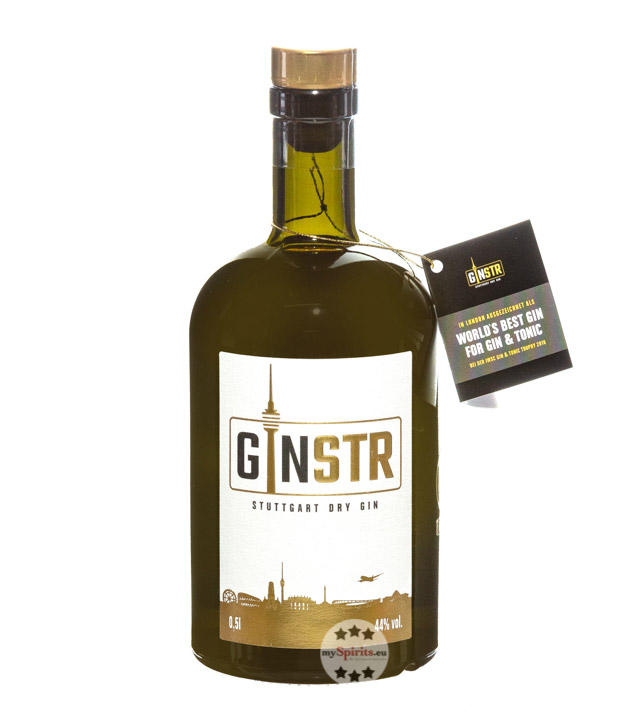 GINSTR Gin (44 % vol., 0,5 Liter)