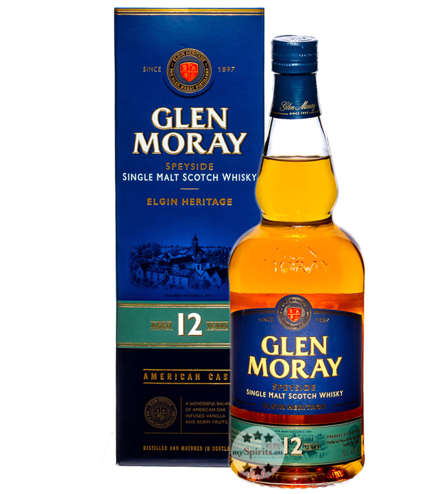 Glen Moray 12 Jahre Single Malt Whisky (40 % Vol., 0,7 Liter)