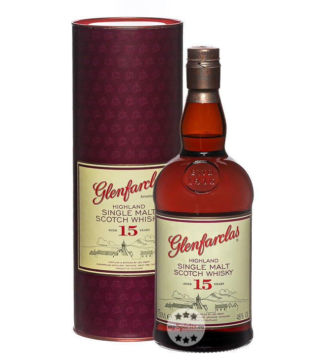 Glenfarclas 15 Jahre Highland Single Malt Whisky (46 % Vol., 0,7 Liter)