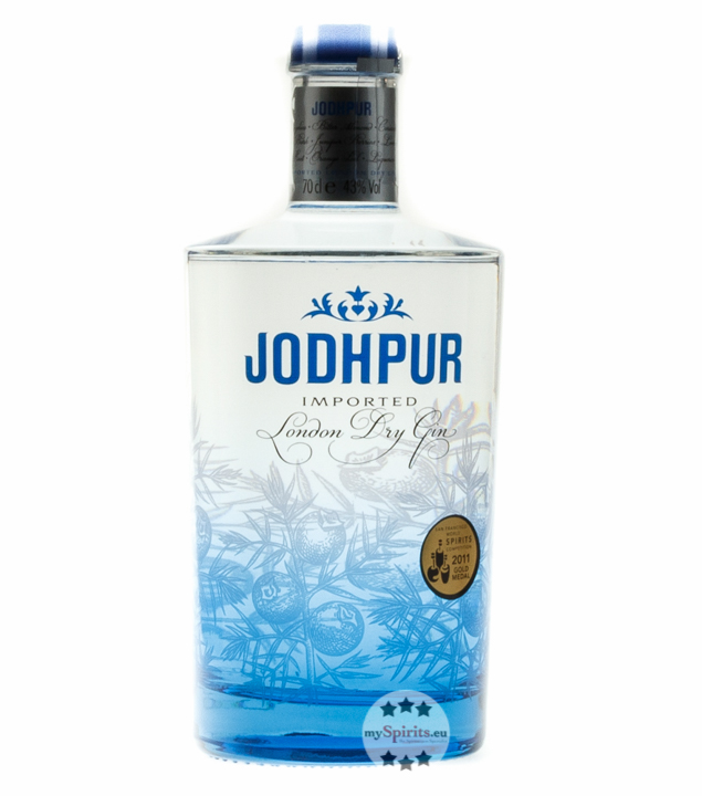 Jodphur London Dry Gin Imported (43 % vol., 0,7 Liter)
