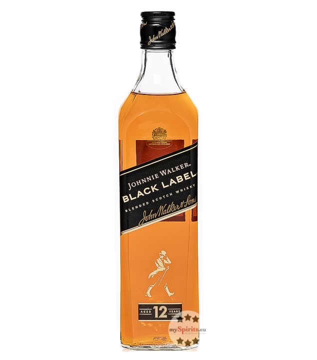 Johnnie Walker Black Label 12 Jahre Blended Scotch Whisky 0,7l (40 % vol., 0,7 Liter)