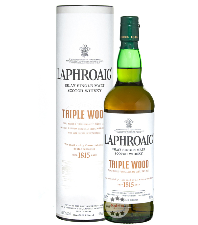 Laphroaig Triple Wood Islay Single Malt Scotch Whisky (48 % Vol., 0,7 Liter)