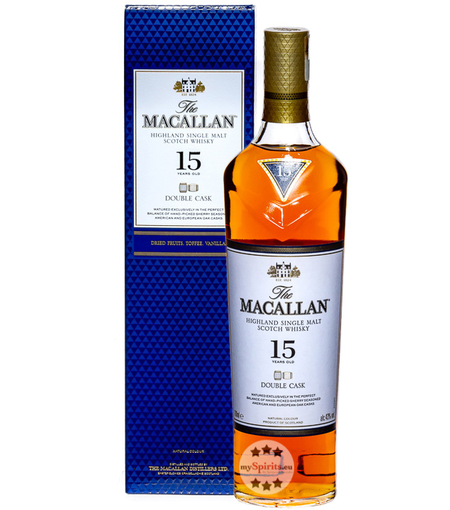 Macallan 15 Jahre Double Cask Single Malt Whisky (43 % Vol., 0,7 Liter)