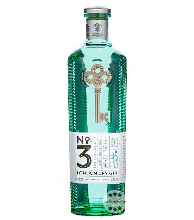 No. 3 London Dry Gin (46 % Vol., 0,7 Liter)