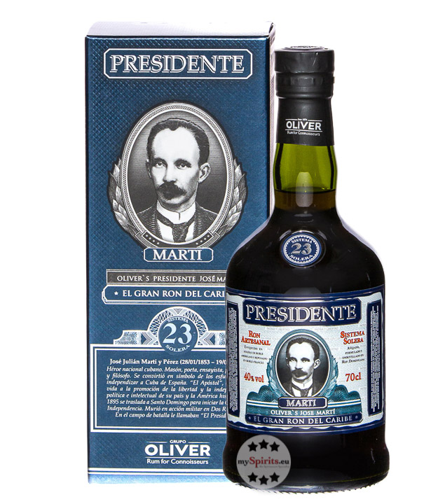 Presidente Rum 23 Sistema Solera (40 % Vol., 0,7 Liter)