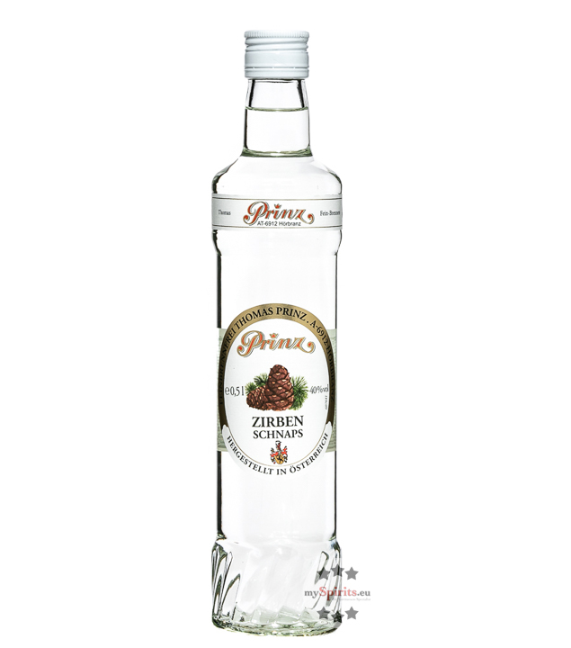 Prinz Zirben Schnaps  (40 % Vol., 0,5 Liter)