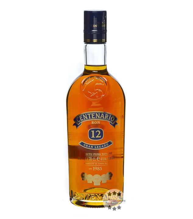 Ron Centenario 12 Gran Legado Rum (40 % Vol., 0,7 Liter)