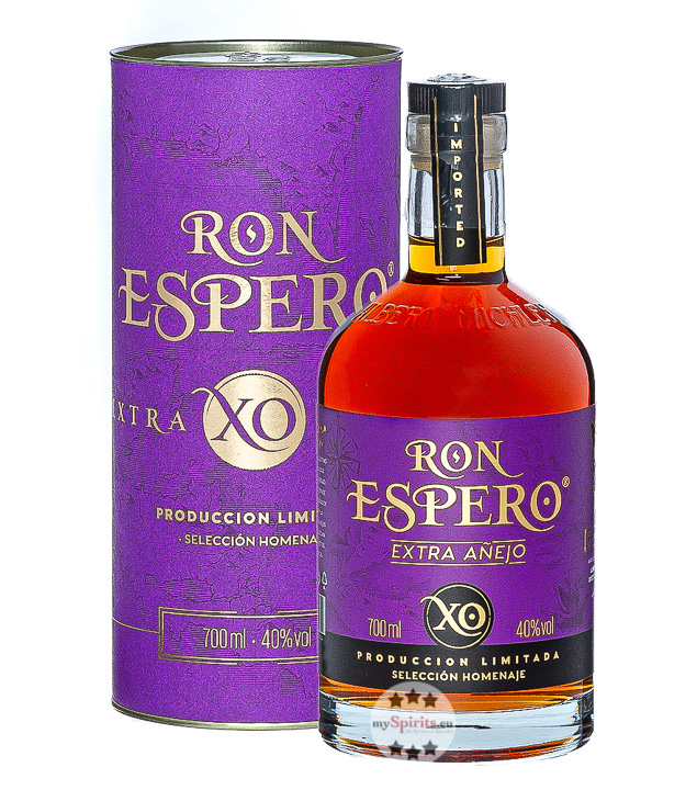 Ron Espero Extra Anejo XO Rum (40 % Vol., 0,7 Liter)