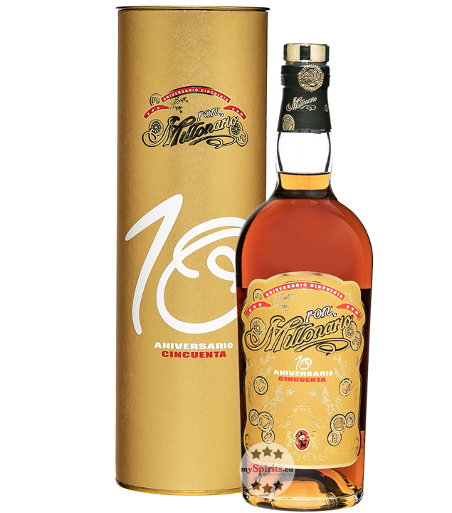 Ron Millonario 10 Aniversario Cincuenta Rum (50 % vol, 0,7 Liter)