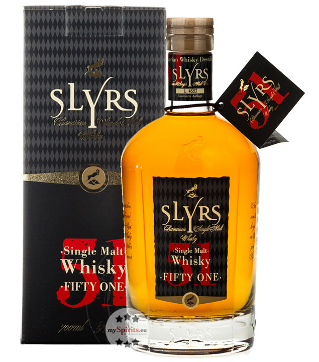 Slyrs Fifty-One Single Malt Whisky (51 % vol., 0,7 Liter)