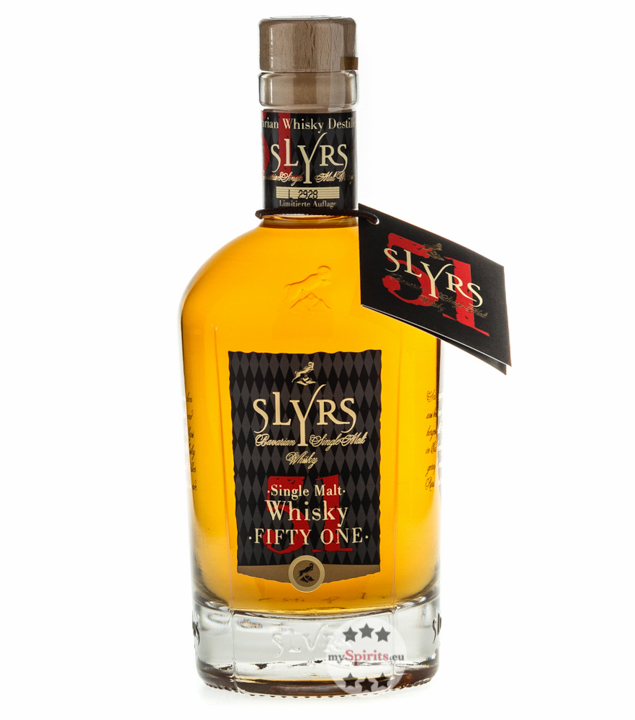 Slyrs Fifty-One Single Malt Whisky  (51 % vol., 0,35 Liter)