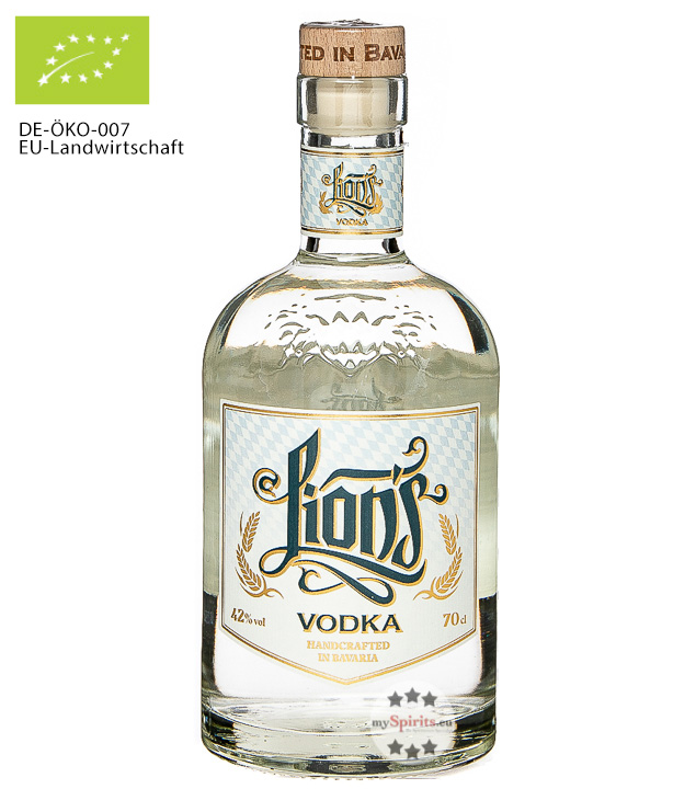 The Duke Lion's Munich Handcrafted Vodka Bio (42 % vol., 0,7 Liter)